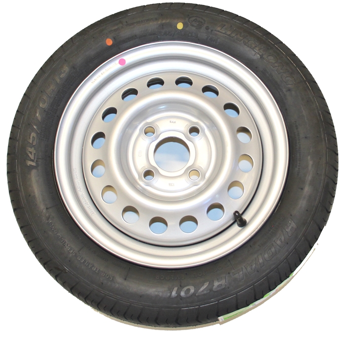 RESTVARE - HJUL KOMPLET 145/70R13 4 HUL
