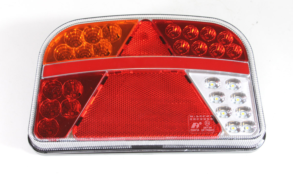 BAGLYGTE LED 12/24V VENSTRE 8 POLET
