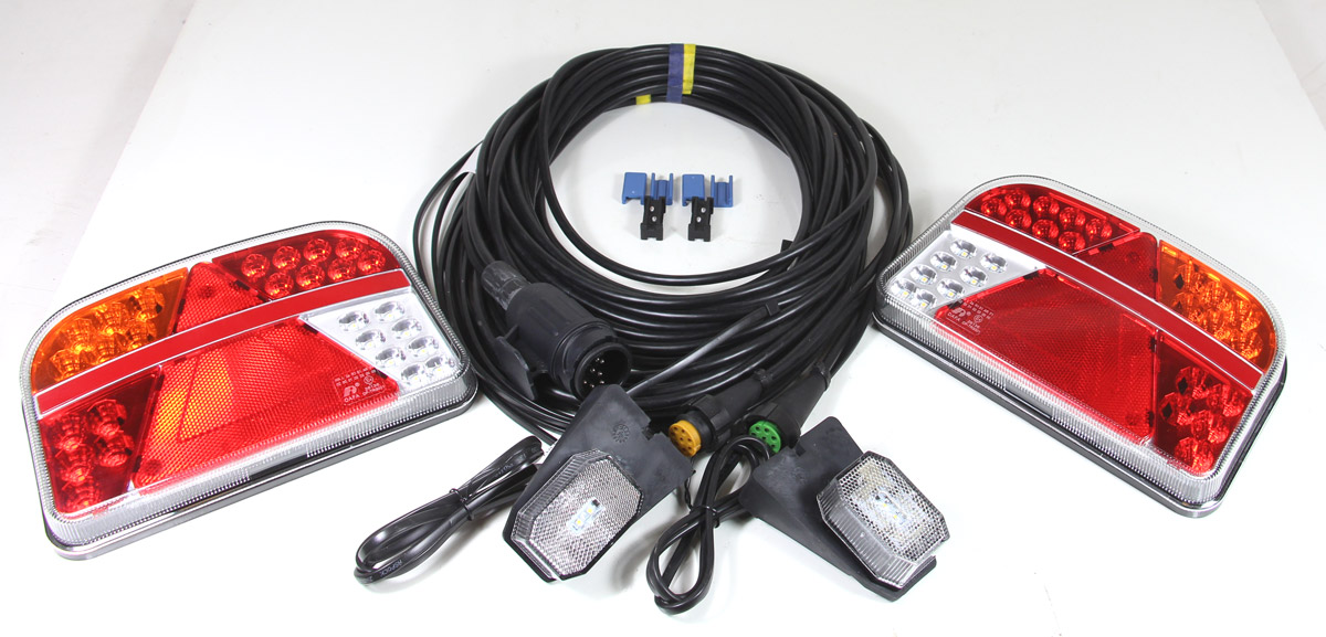 LYGTESÆT LED KIT 4 FOR LAD OP TIL 5 METER