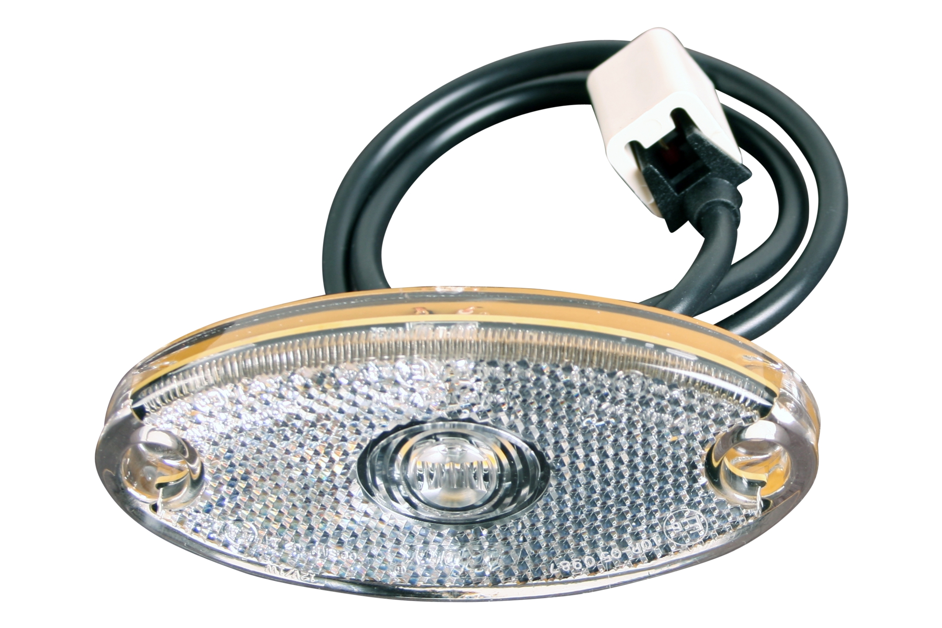 LUCIDITY POSITIONSLYGTE P&R LED HVID 0,5MTR 30335 MED KAPPE