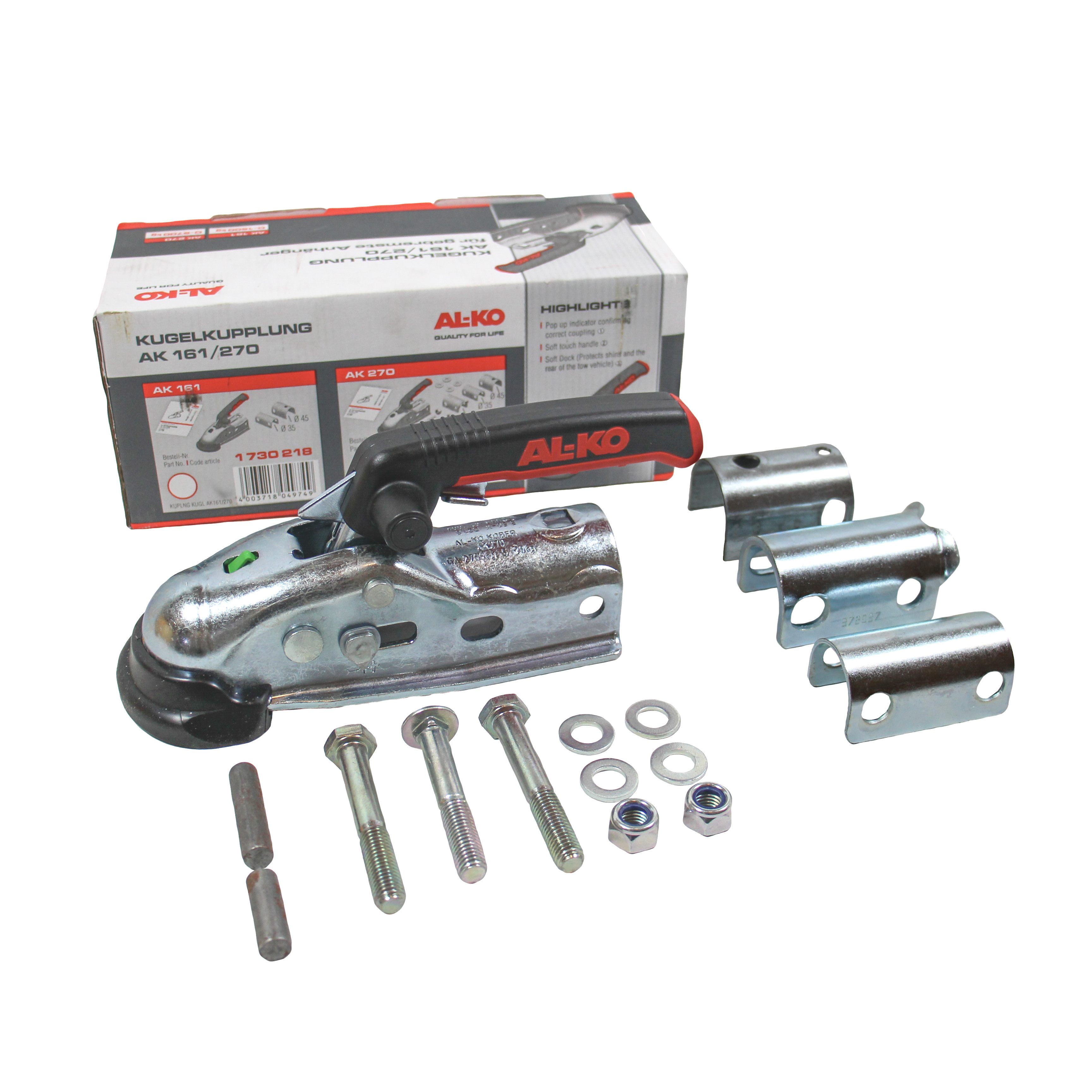 KUGLEKOBLING ALKO AK270 OPTIMA - 2700 KG Ø35-40-45-50MM