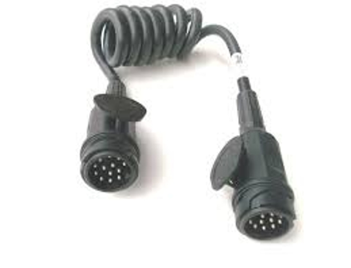 SPIRALKABEL 13-POLIG 1,7 M ARBEITSLÄNGE „ AUSLAUFEND“