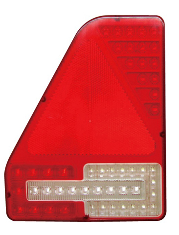 LUCIDITY BAGLYGTE LED 12/24V HØJRE 5 POLET ASPÖCK