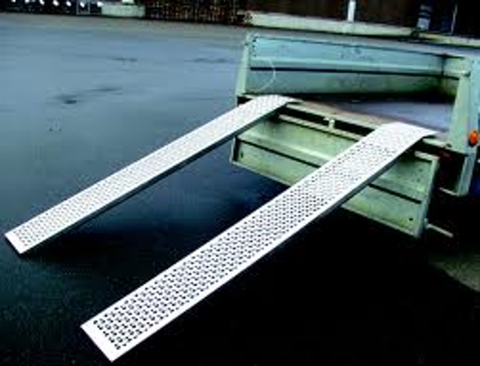 ALURAMPER 150 cm - 1000KG SÆT - LIGE - 1500x260x60mm