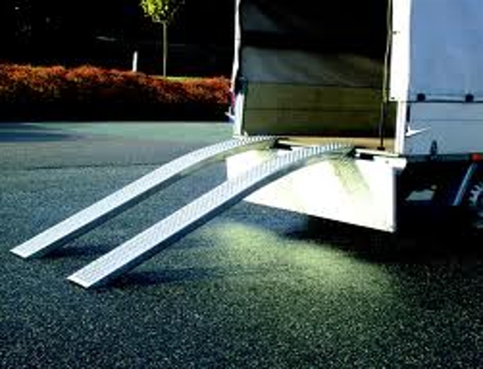 ALUMINIUMSRAMPER 200 cm - 400 KG SETT - BUET - 2000 x 200 x 50 MM