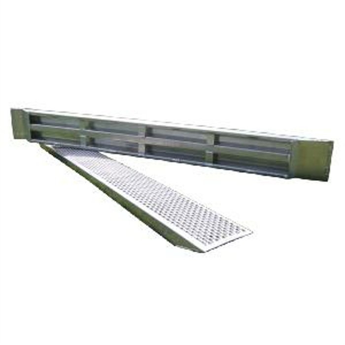 ALURAMPER 200 CM - 2000 KG SÆT LIGE - 2000X260X75MM "udgår"