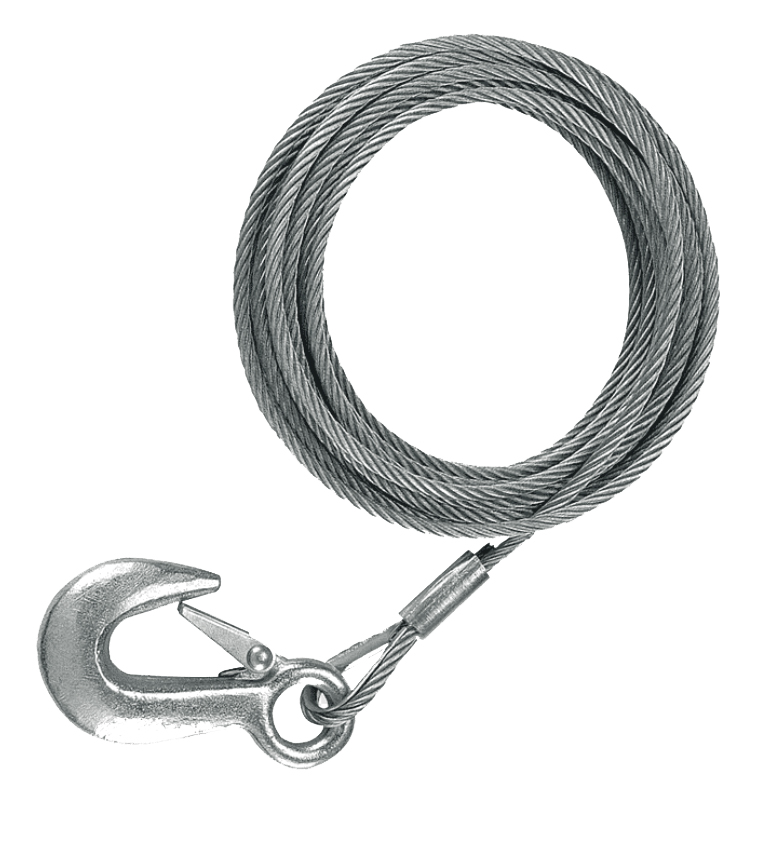 STÅLVAJER F/ VINSCH Ø5,3MM 10 M  "udgår"