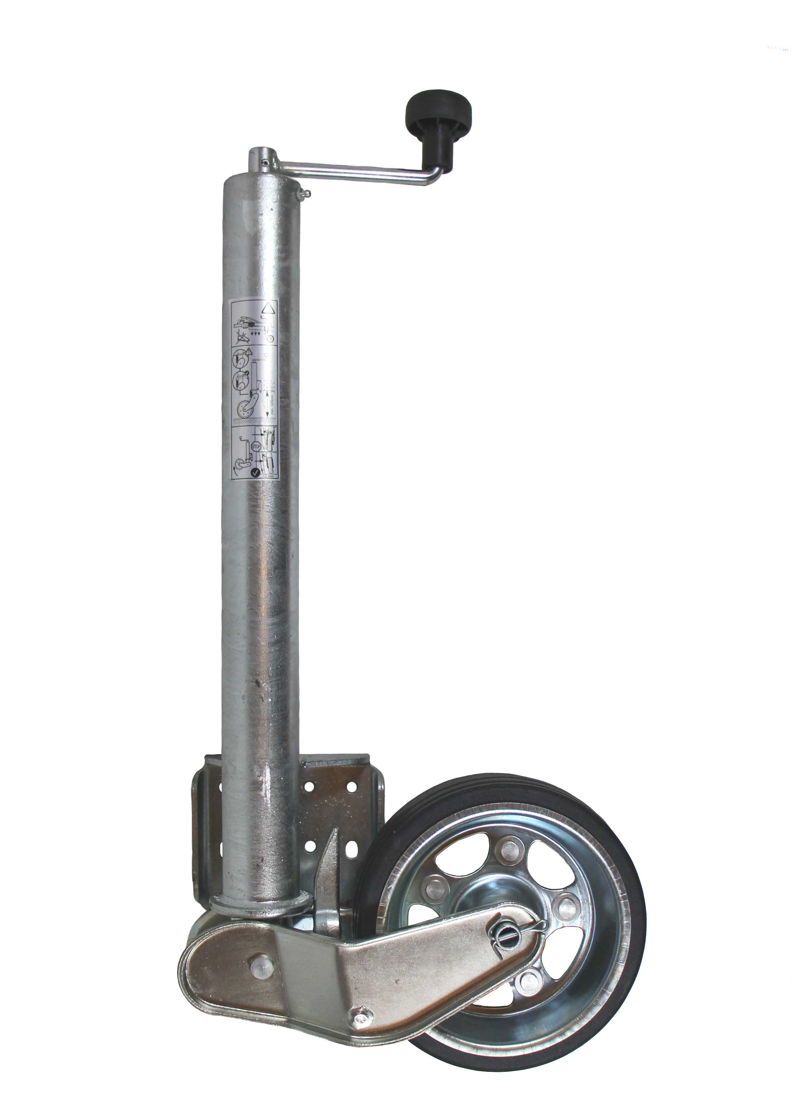 STØTTEHJUL KIPBART 500 KG STØTTE HD WHEEL 230x85mm