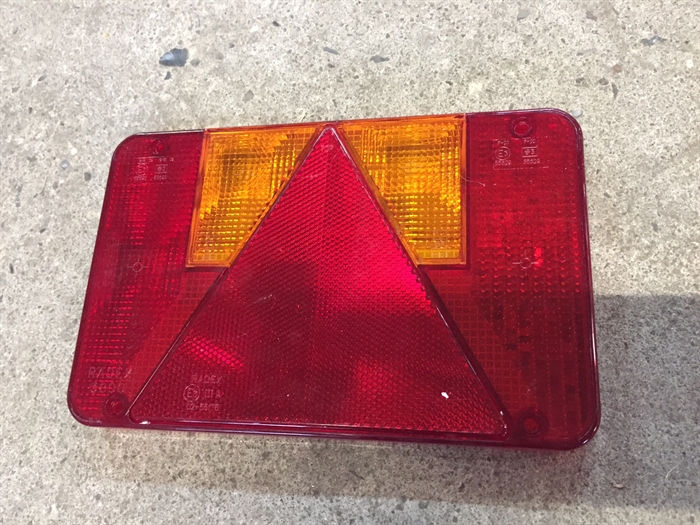 RADEX 5800 BAGLYGTEGLAS VENSTRE