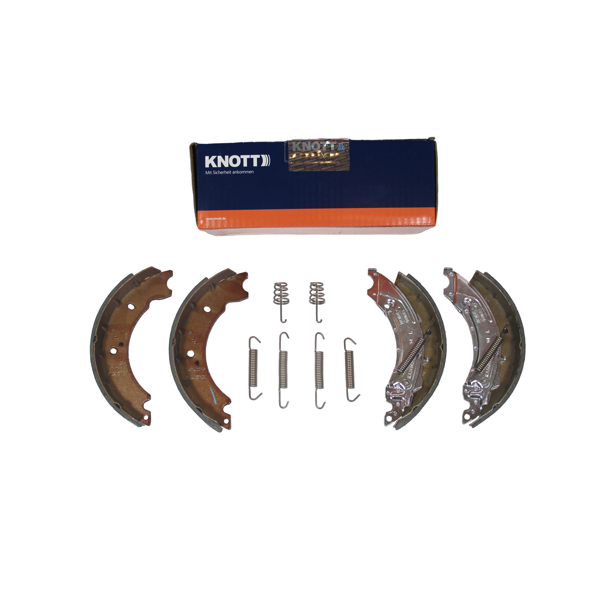 KNOTT  ORIGINALE BREMSEBAKKER 200 x 50mm BAKKESÆT