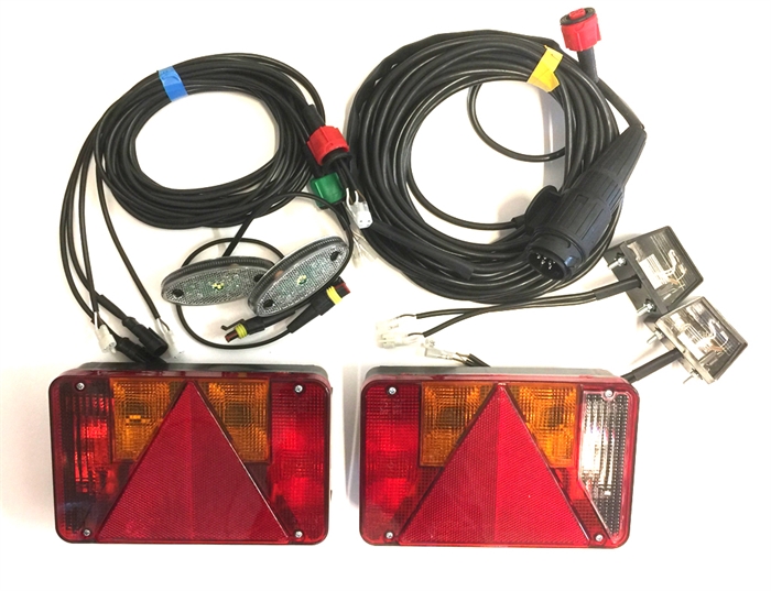 BELEUCHTUNGSSET KOMPLETT 13 POLIG F/4,2 m RADEX AUSLAUFEND