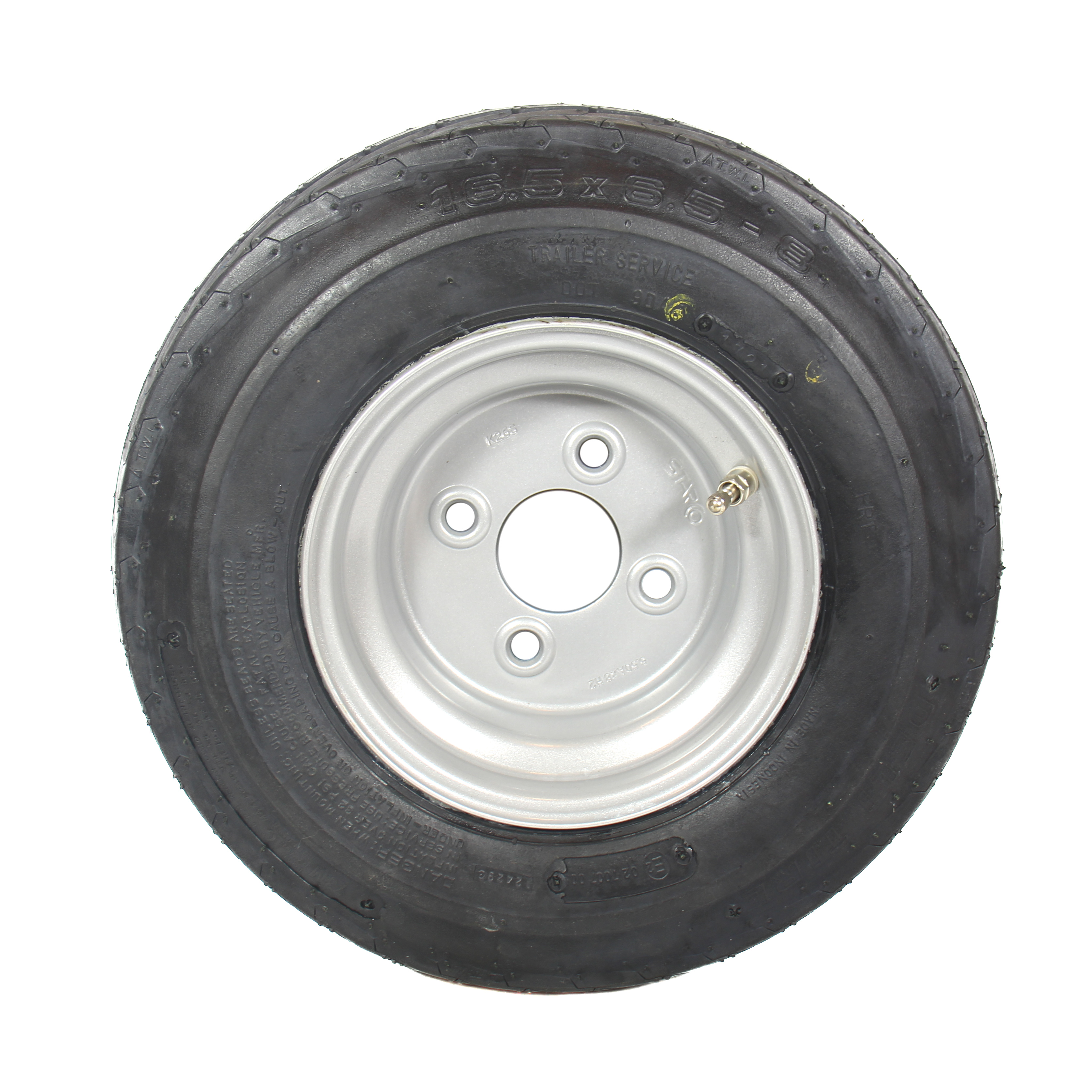 8" TRAILERHJUL MED FÆLG "CAMP-LET MODEL" 16.5x6.5-8/6