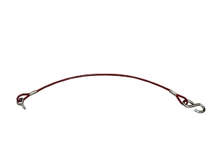KABEL TIL BAGSMÆK PASSER TIL TRAILERE MED 40 CM ALU SIDER