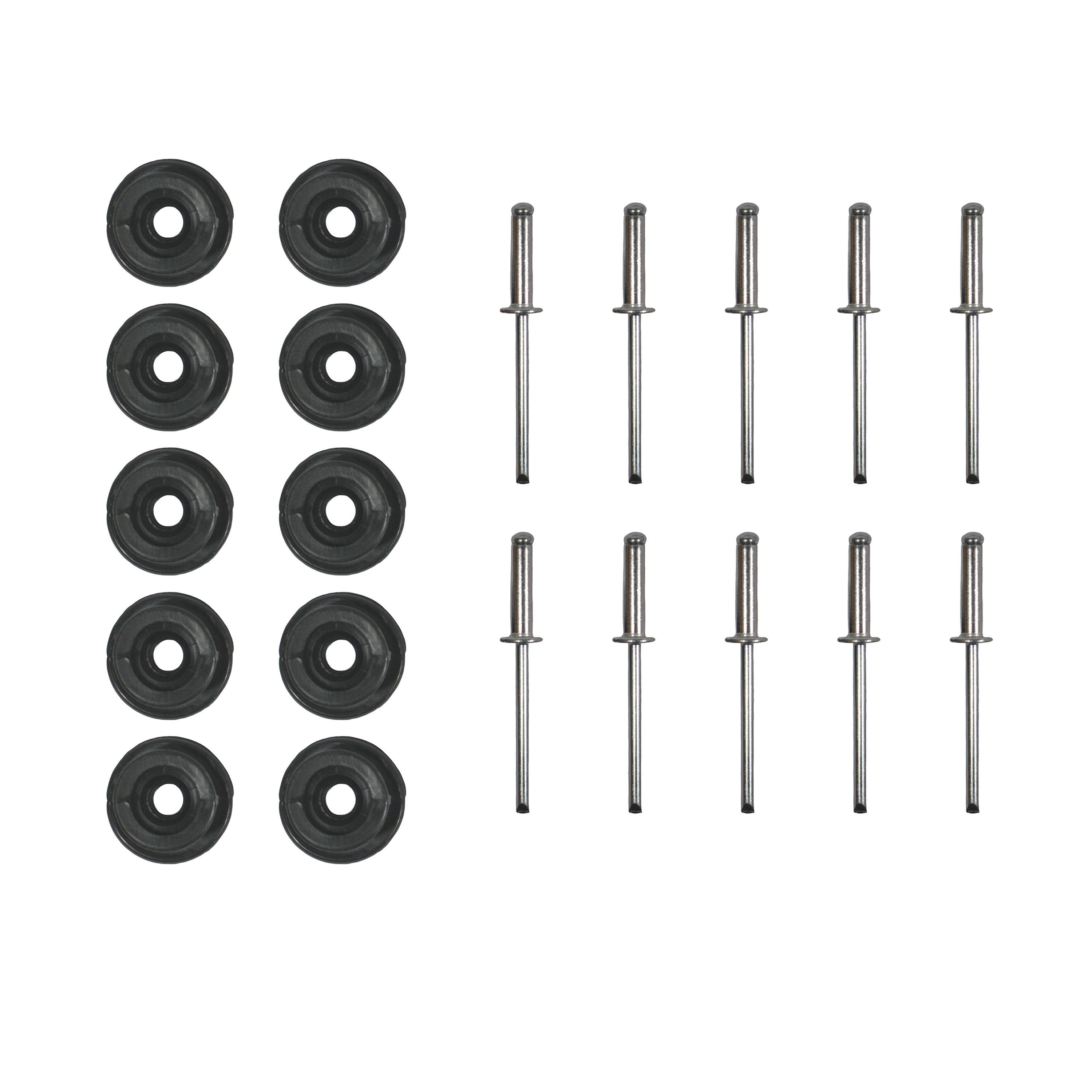 FJONGKNAPPER MED POPNITTER (10 stk kit)