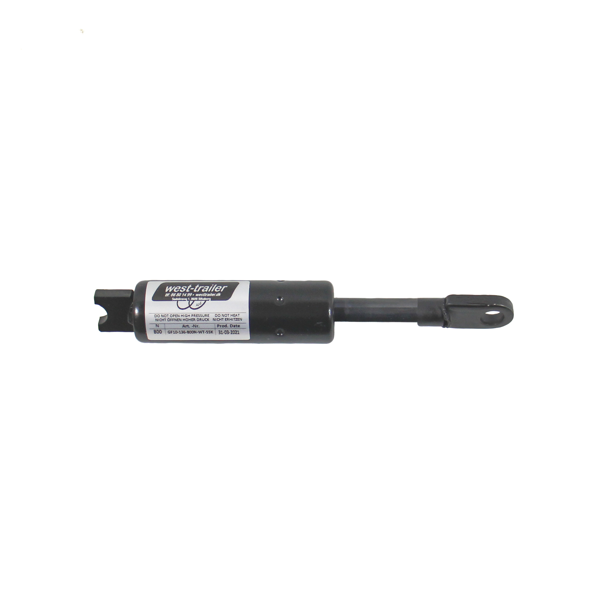 GASFJEDER 136 MM 800N - WESTFALIA SSK 