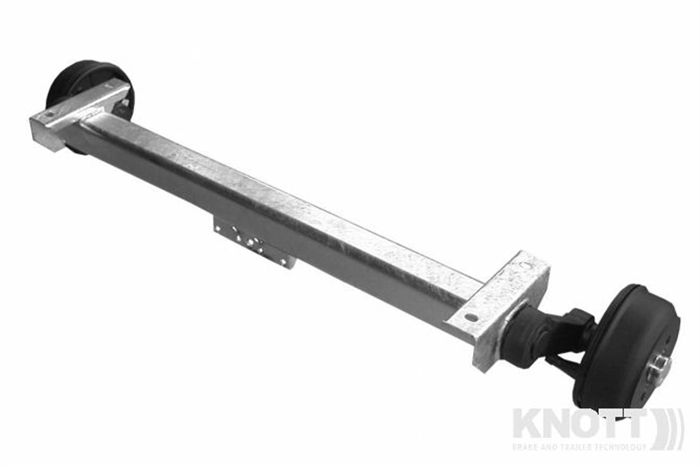 KNOTT AKSEL 1050KG 4x100 B:1735 C:2175 variant autotrailer VA 2001, A. 